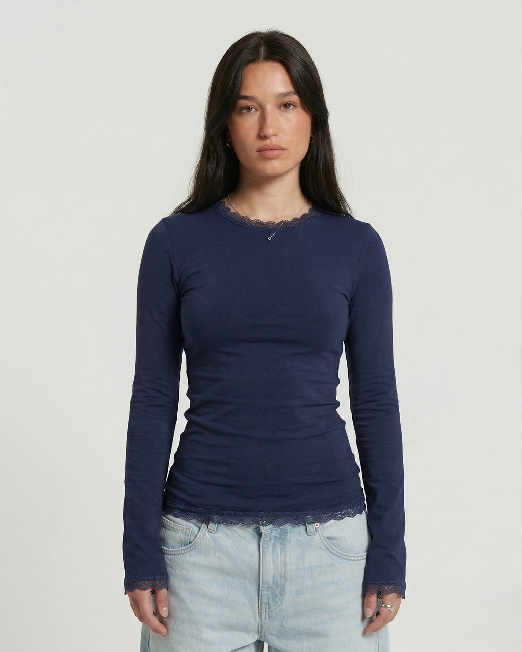 Flared Lace Tops