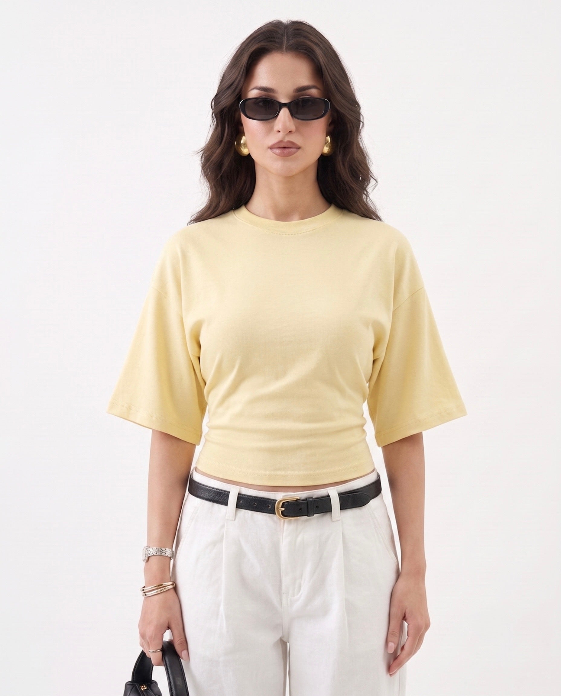 Short Sleeves Waist Tee