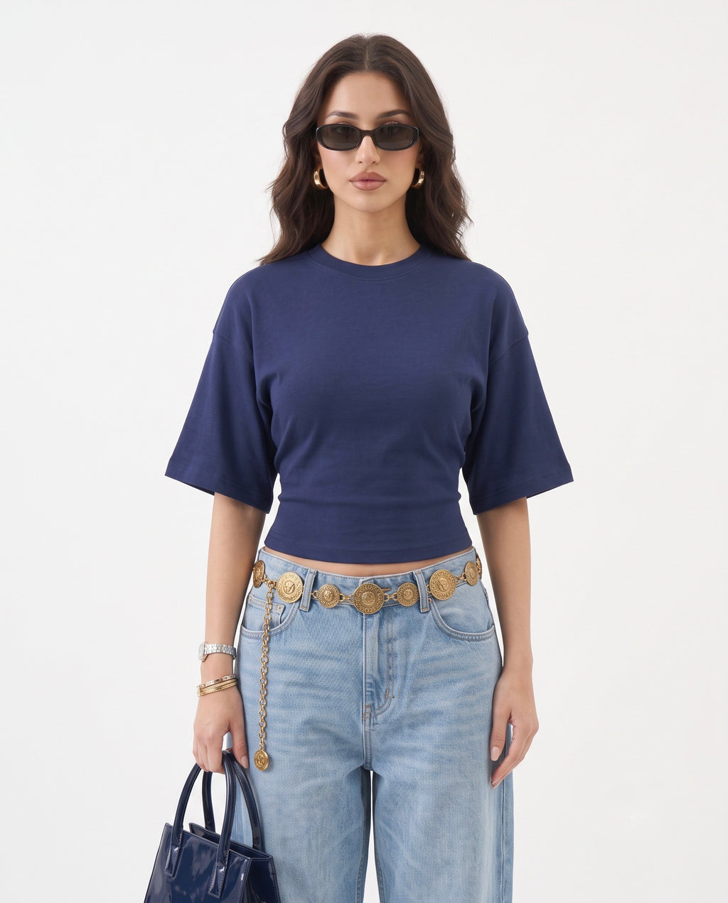 Short Sleeves Waist Tee