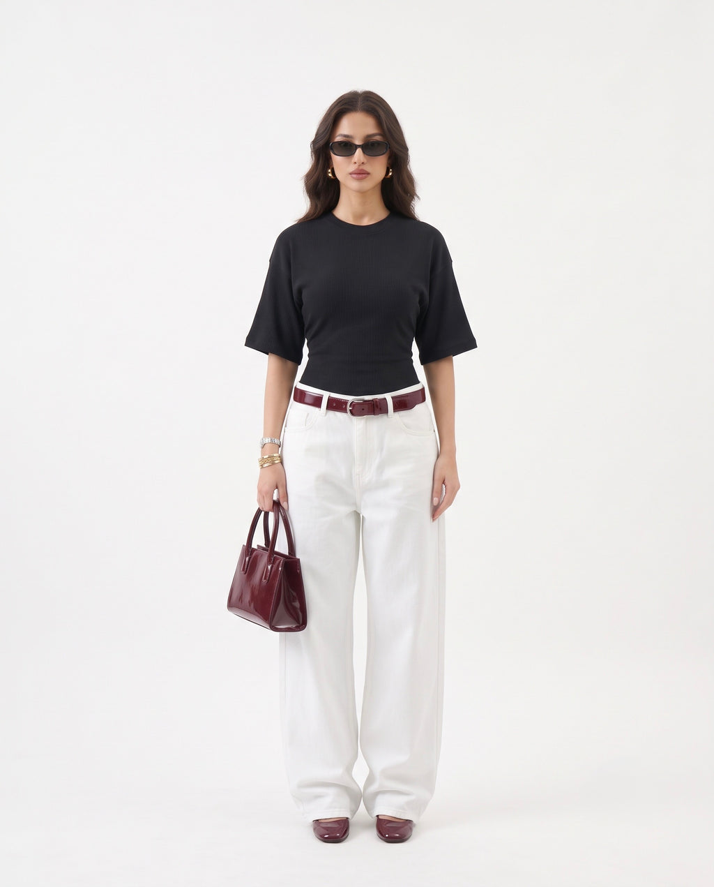 Short Sleeves Waist Tee