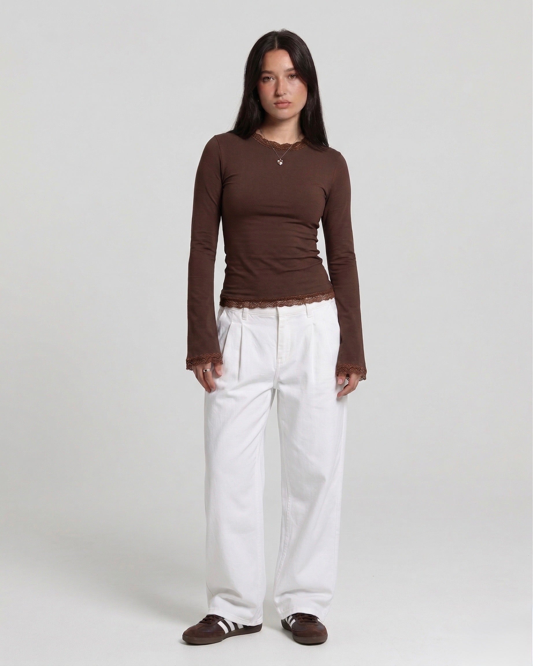 Flared Lace Tops