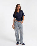 V-Neck Waist Tee