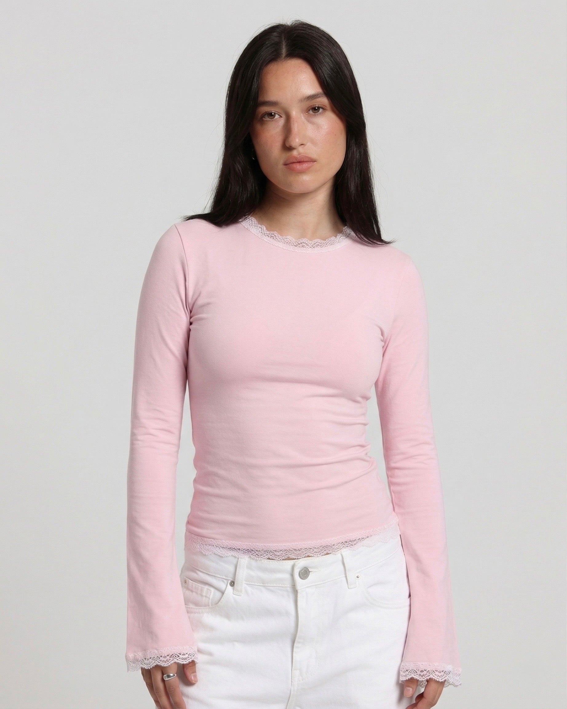 Flared Lace Tops